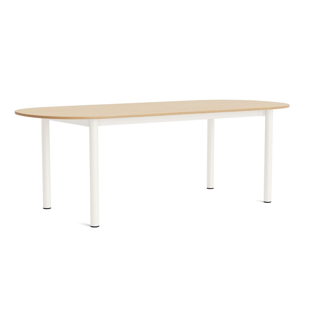HAY Living Länglicher Esstisch Annex von Hay L: 220 cm, Eiche Wasser lackiert, Cream white