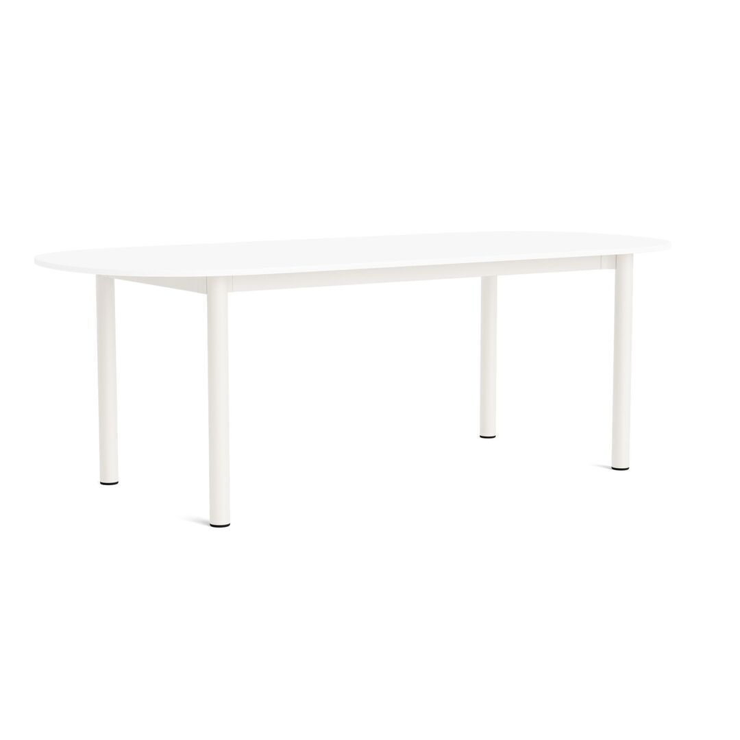 HAY Living Länglicher Esstisch Annex von Hay L: 220 cm, Laminate White, Cream white