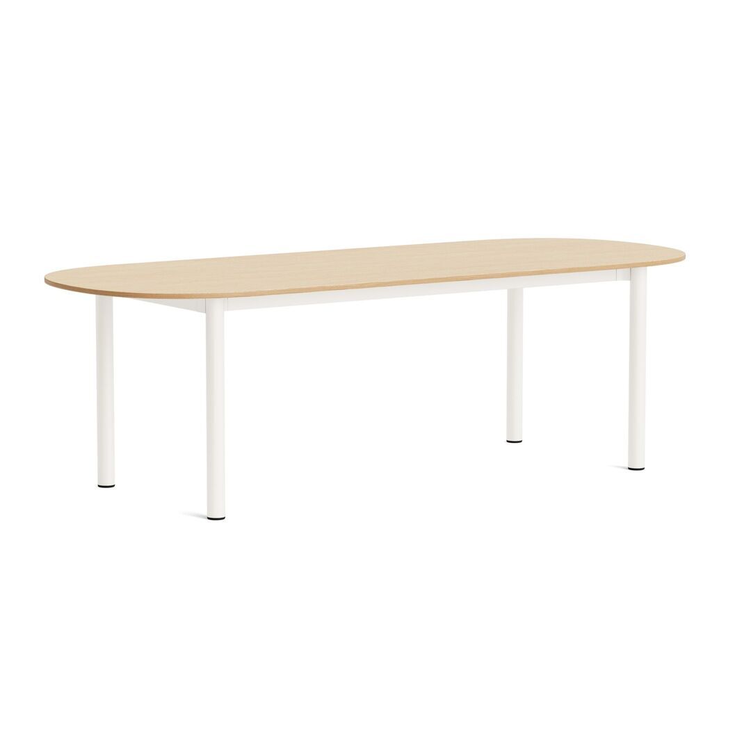 HAY Living Länglicher Esstisch Annex von Hay L: 240 cm, Eiche Wasser lackiert, Cream white