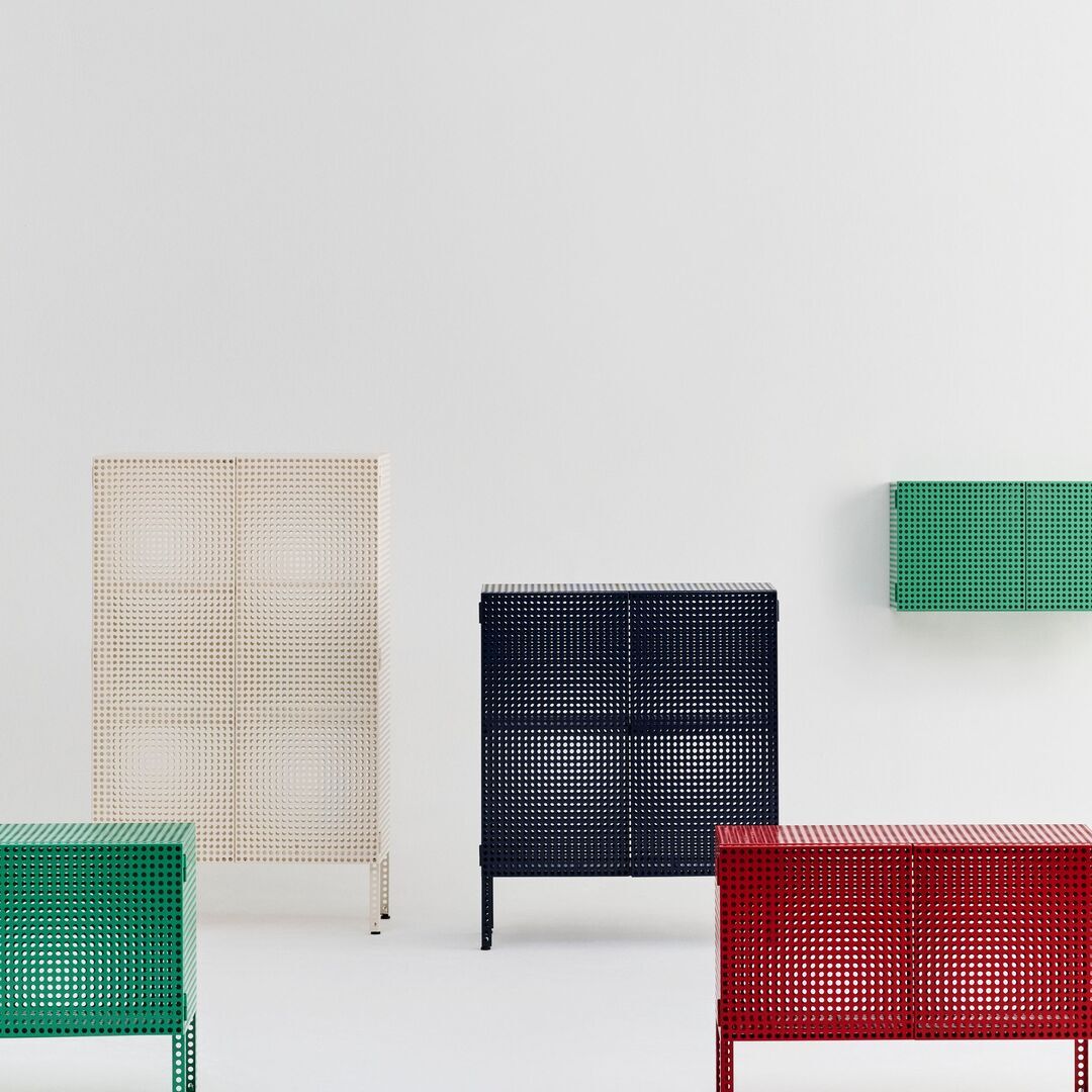 Standregal Perforated Cabinet von Hay