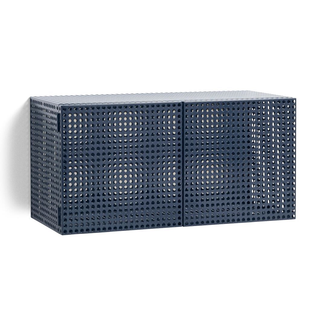 HAY Living Hay Perforated Cabinet Wandschrank Steel Blue