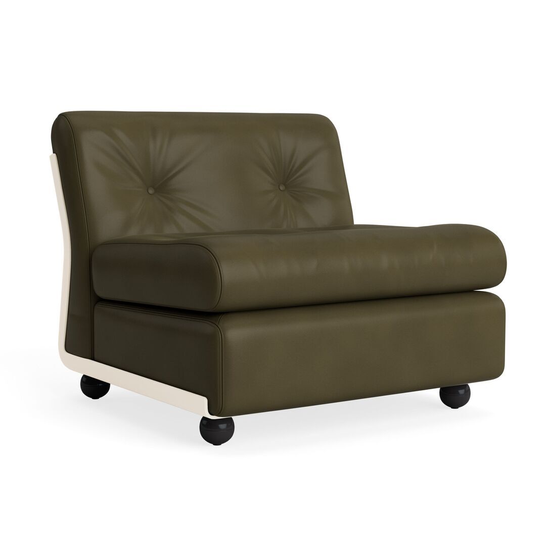 HAY Living Hay Amanta 1 Seater Cream, Sense Forest