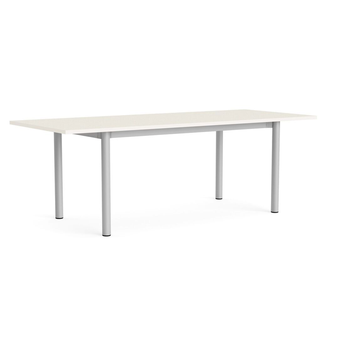 HAY Living Überhang Esstisch Annex von Hay L: 220 cm, Cotton Cream, Natural