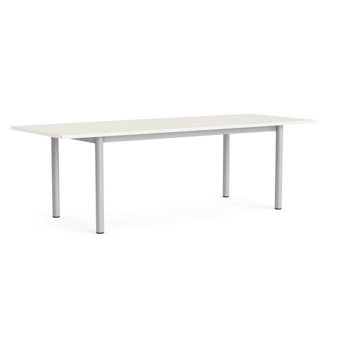 HAY Living Überhang Esstisch Annex von Hay L: 240 cm, Cotton Cream, Natural