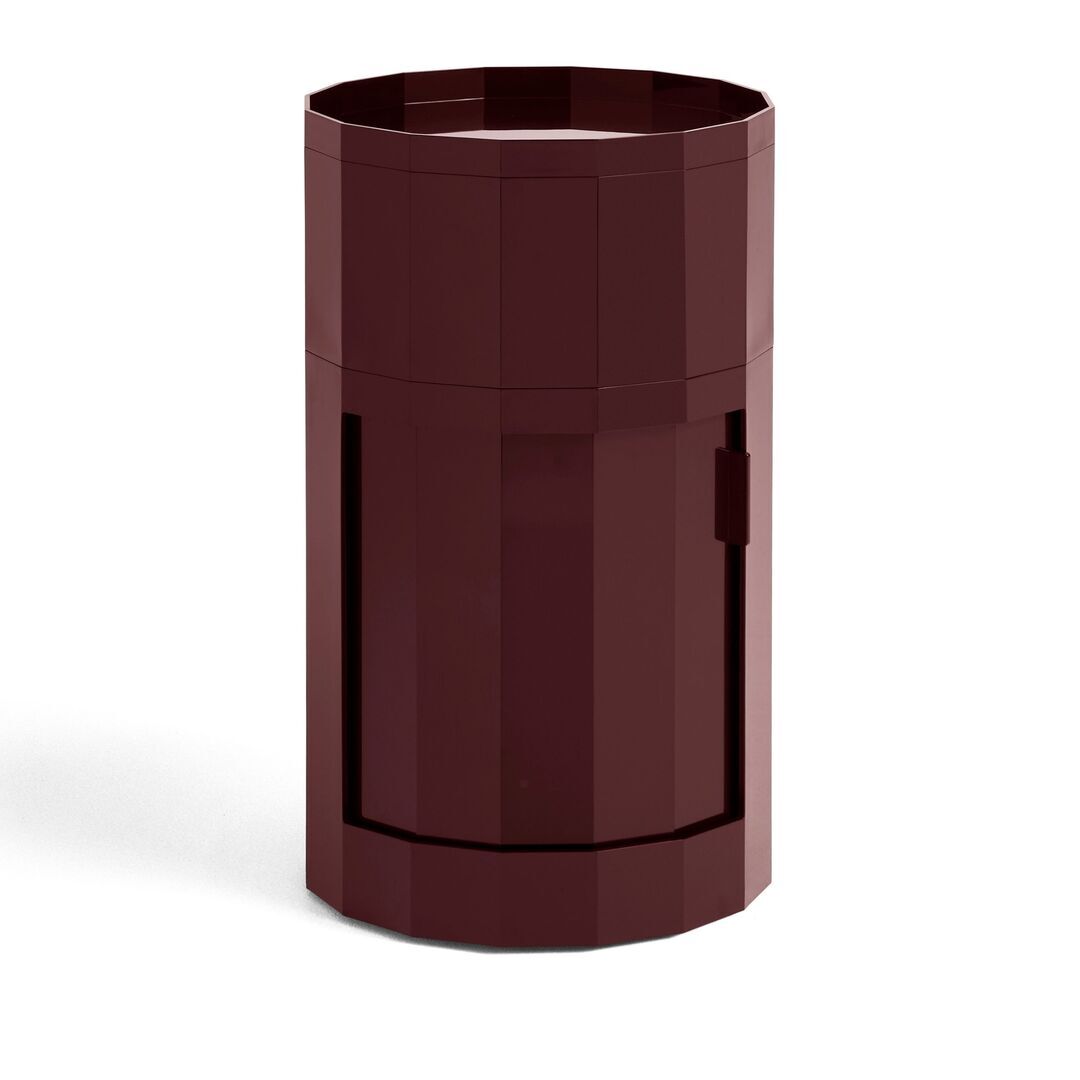 HAY Living Container Facet von Hay  Burgundy Red, Ø38 / H66 cm