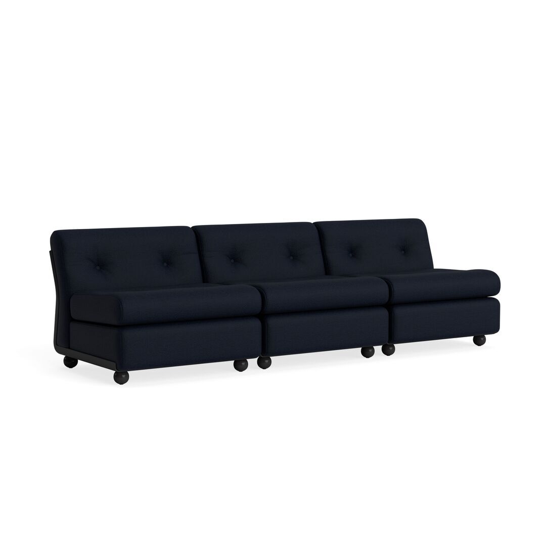 HAY Living Hay Amanta 3 Seater Anthracite, Maglia - Blue Black