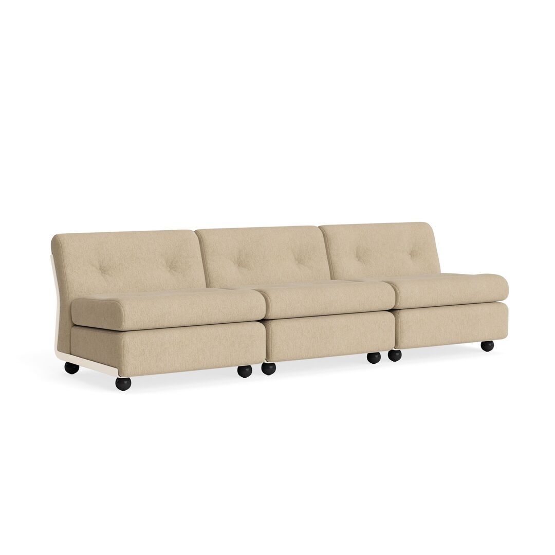 HAY Living Hay Amanta 3 Seater Cream, Turf - Sand