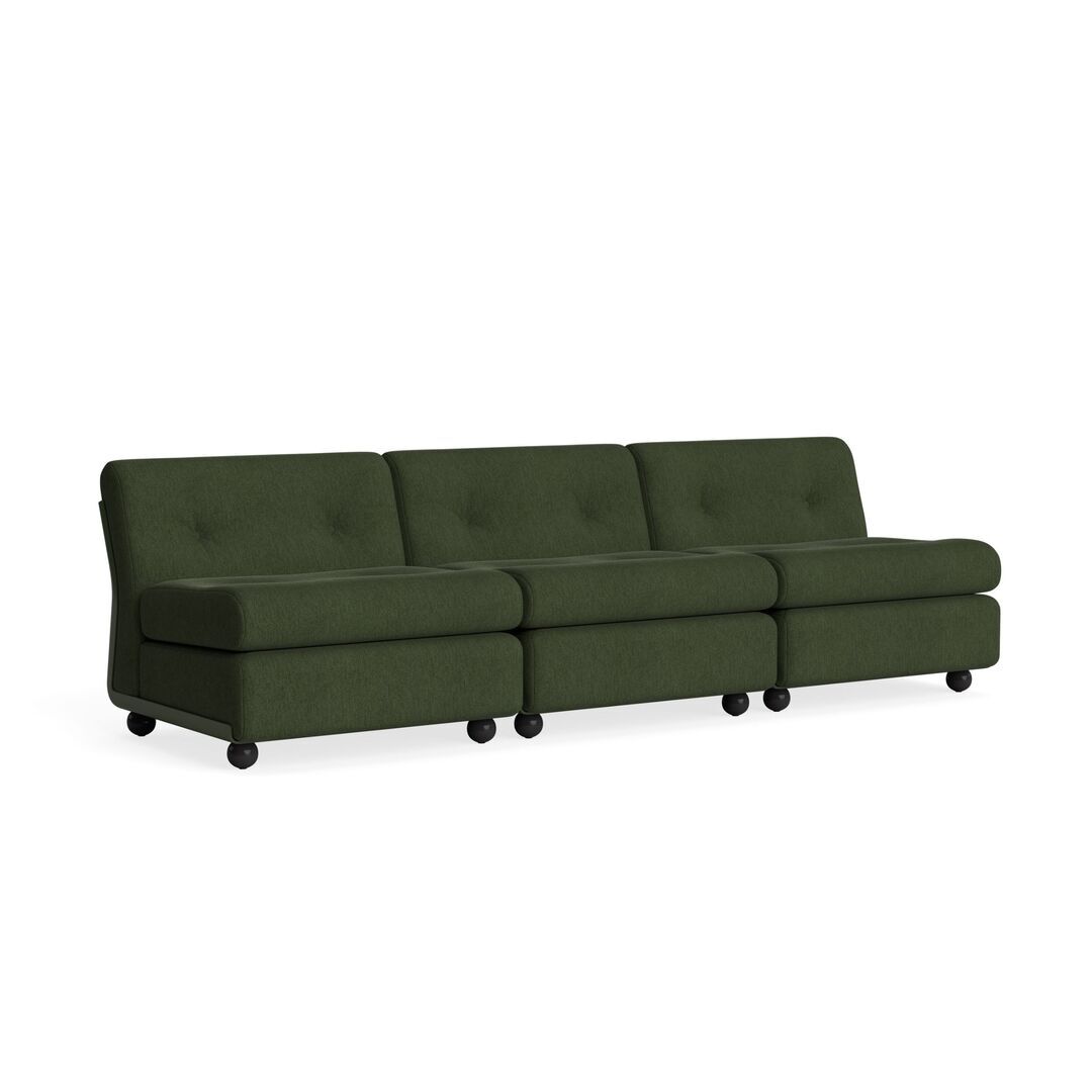 HAY Living Hay Amanta 3 Seater Bottle green, Turf - Dark Green