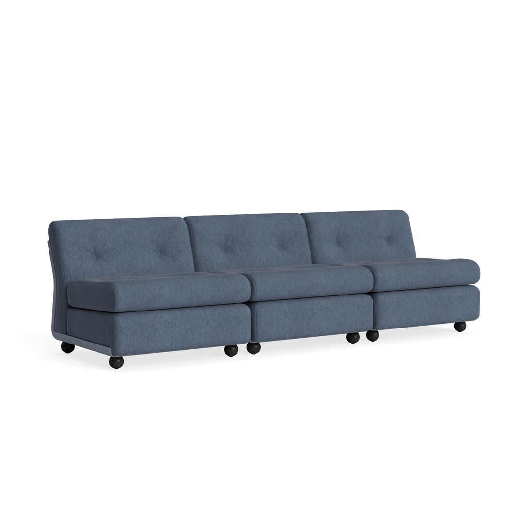 HAY Living Hay Amanta 3 Seater Frost blue, Turf - Blue Grey