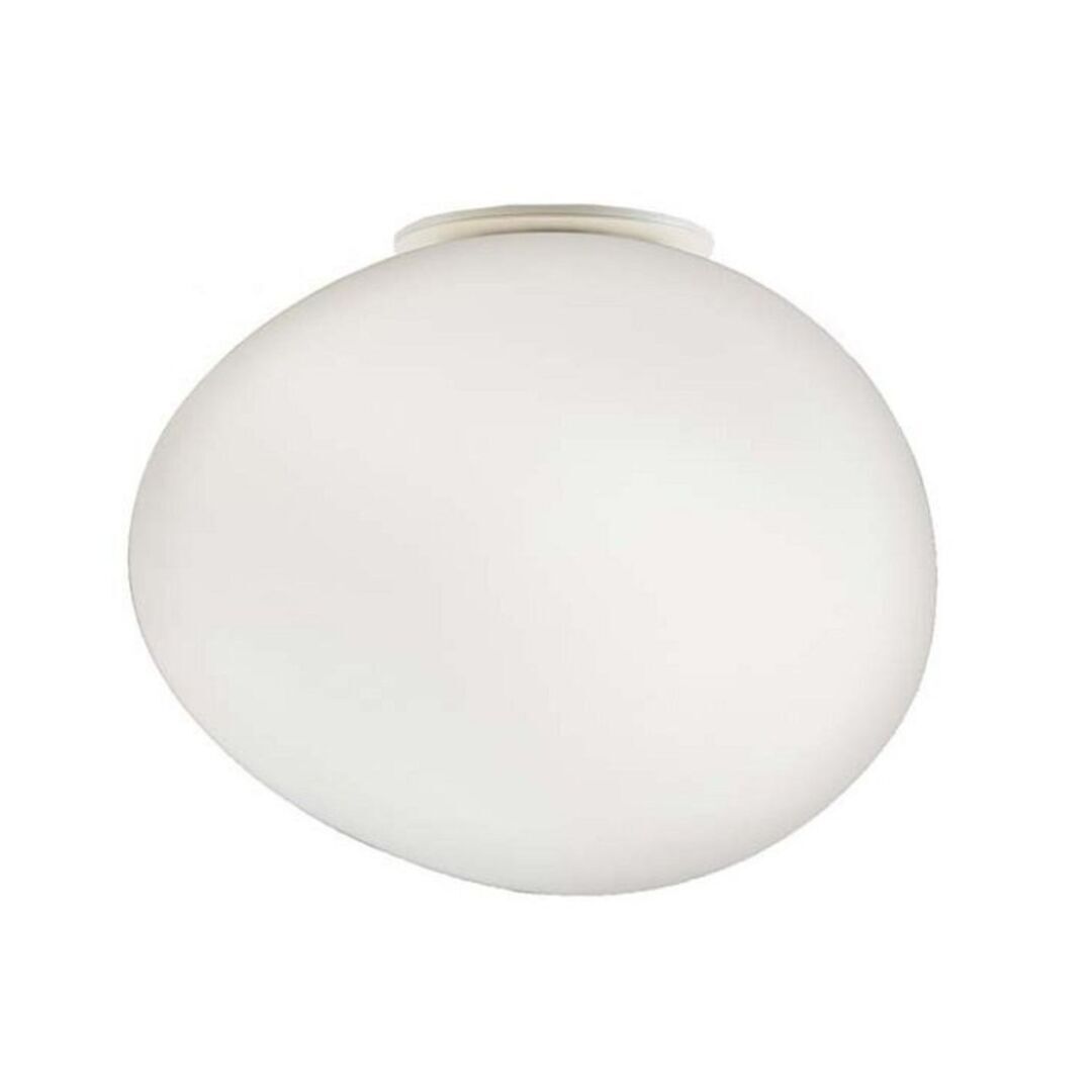 Foscarini Wandleuchte Gregg Soffitto/Parete von Foscarini  Hellrosa RAL 3015, Weiss / Weiss, Midi LED