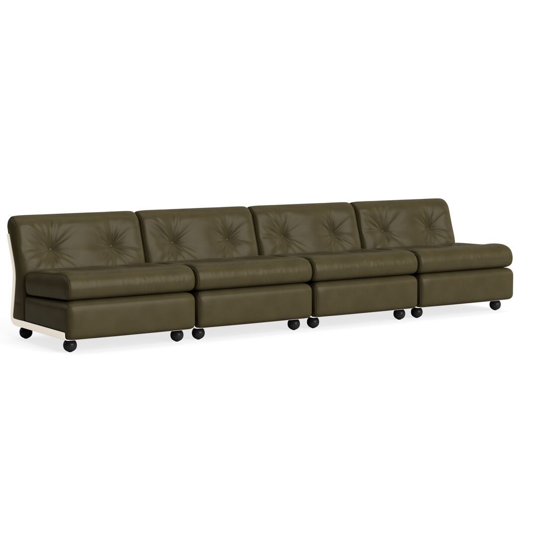 HAY Living Hay Amanta 4 Seater Cream, Sense Forest