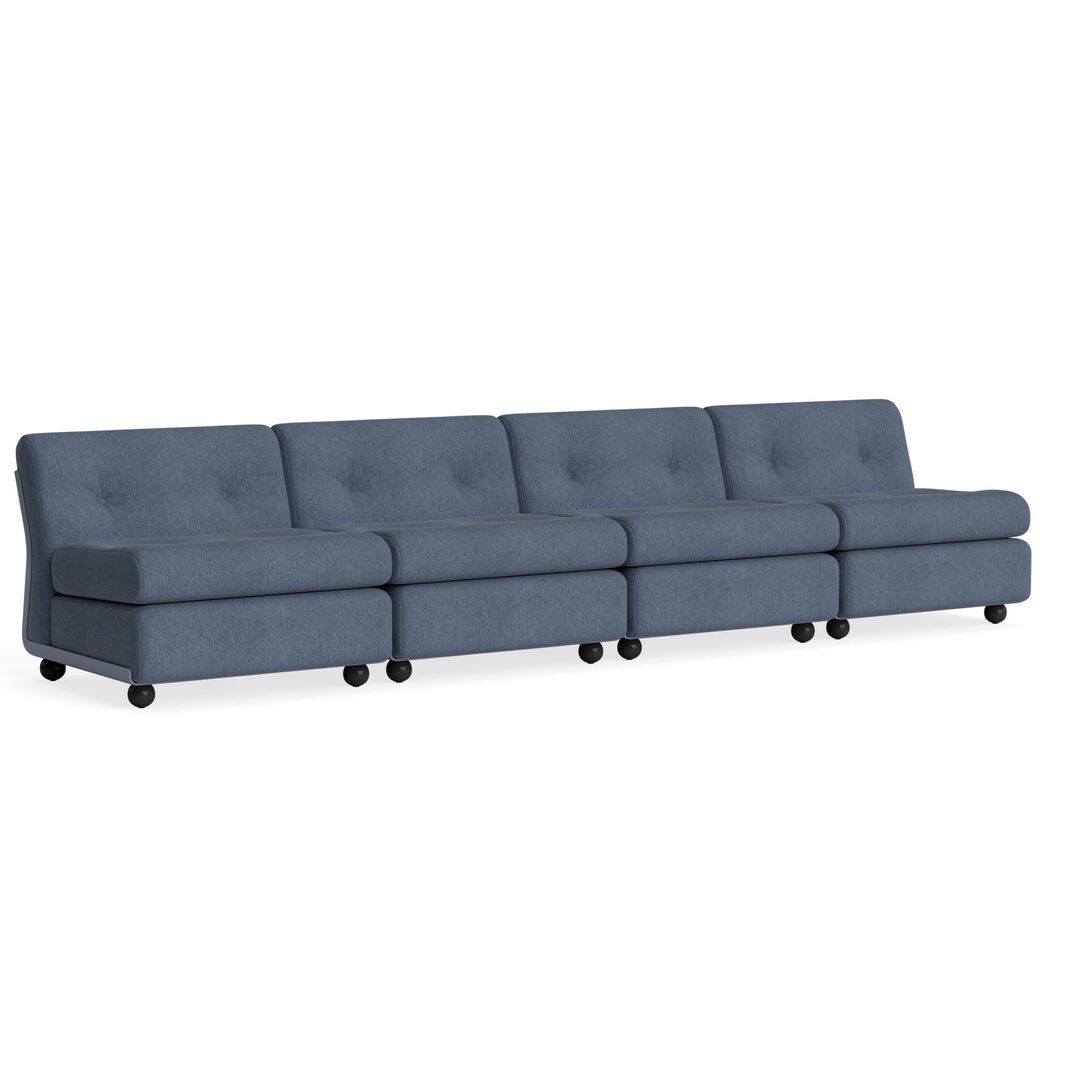 HAY Living Hay Amanta 4 Seater Frost blue, Turf - Blue Grey