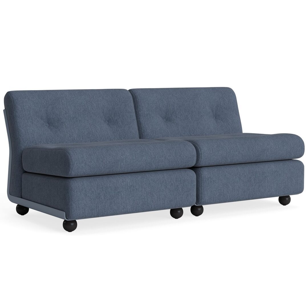 HAY Living HAY Amanta 2 Seater Frost blue, Turf - Blue Grey