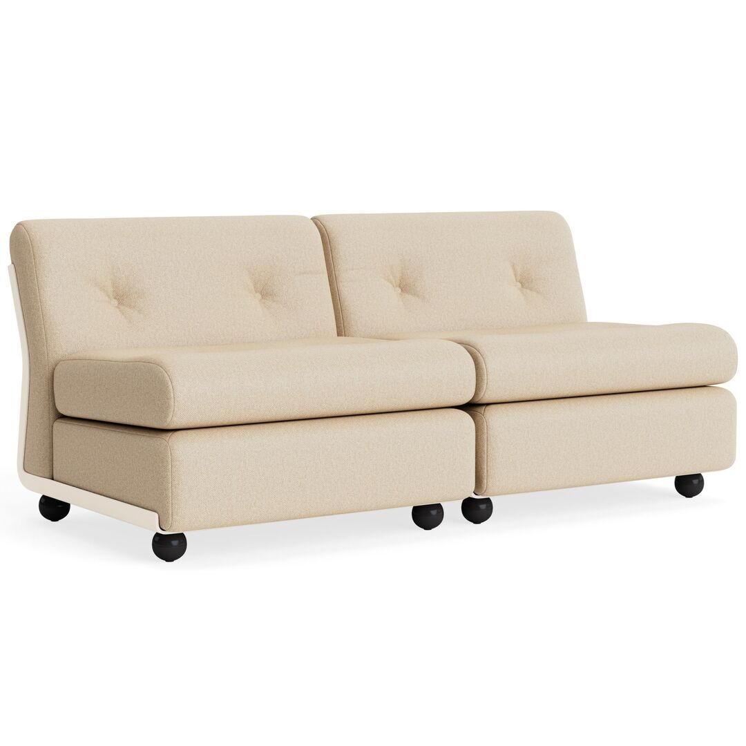 HAY Living HAY Amanta 2 Seater Cream, Hallingdal - 220