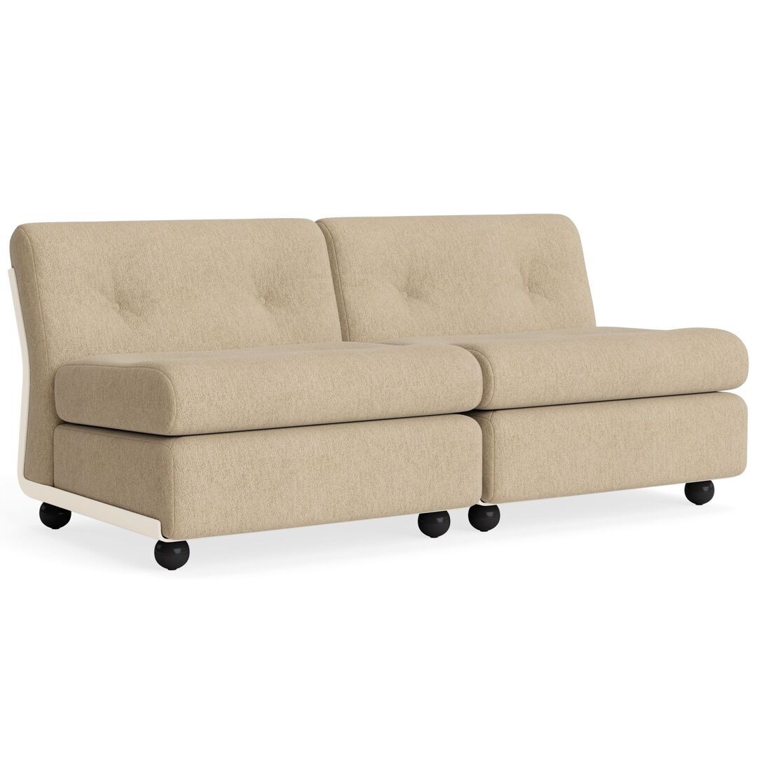 HAY Living HAY Amanta 2 Seater Cream, Turf - Sand