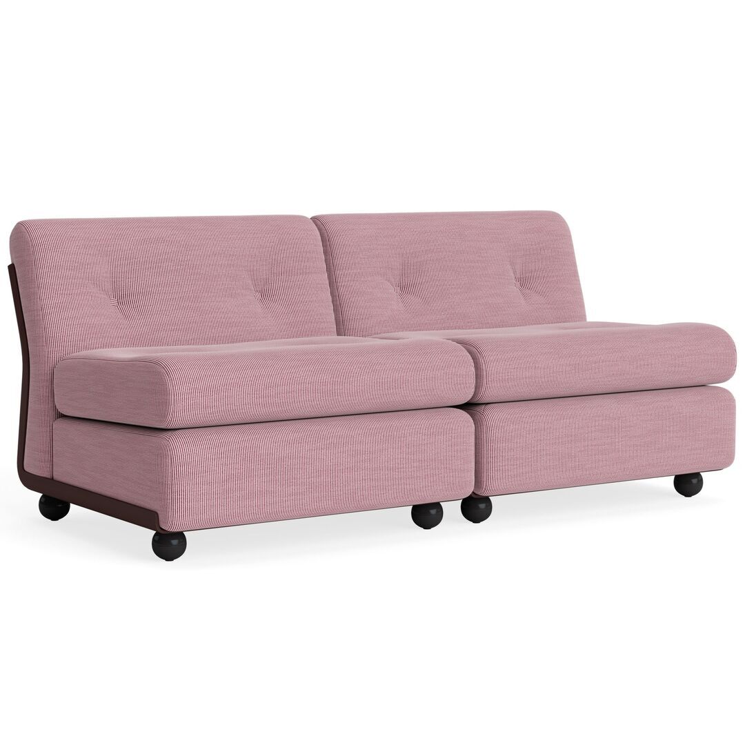 HAY Living HAY Amanta 2 Seater Burgundy Red, Yuma - 1851