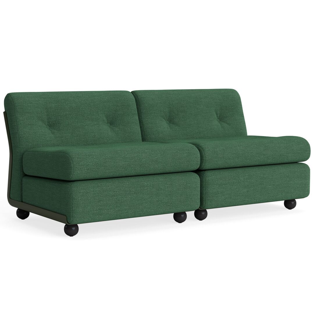 HAY Living HAY Amanta 2 Seater Bottle green, Mode 040