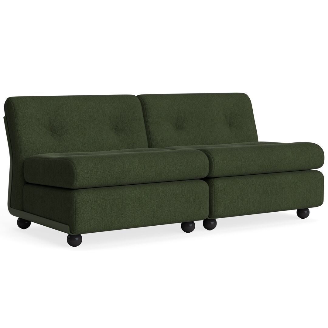HAY Living HAY Amanta 2 Seater Bottle green, Turf - Dark Green