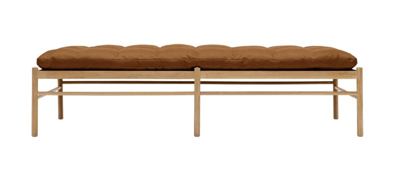 Carl Hansen & Søn OW150 Daybed mit Lederbezug - Eiche geölt - Leder Thor 307 - cognac