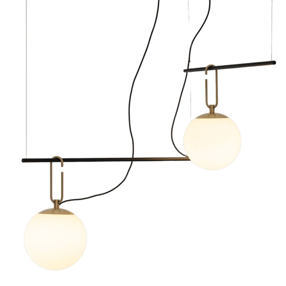 Artemide Artemide nh S3 2 Arms Schwarz / Messing