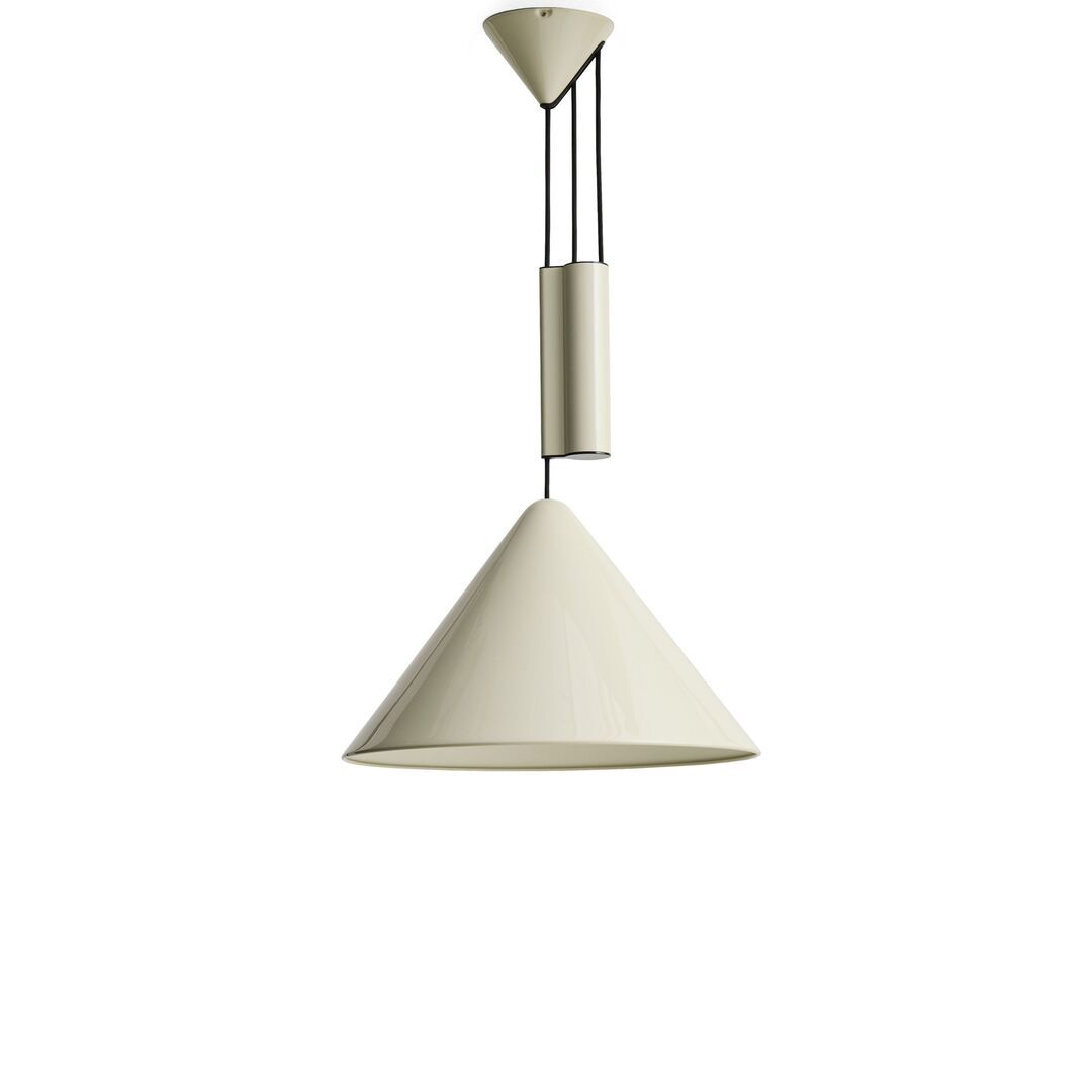 HAY Living Höhenverstellbare Pendelleuchte Compass von Hay Oyster White