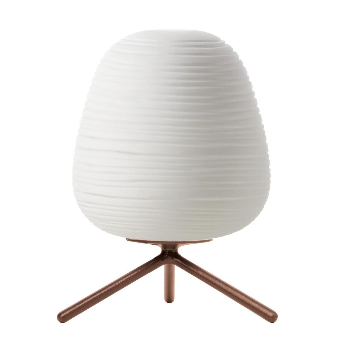 Foscarini Tischleuchte Rituals 3 von Foscarini  Hellrosa RAL 3015, Weiss / Weiss, Rituals 3 mit Dimmer