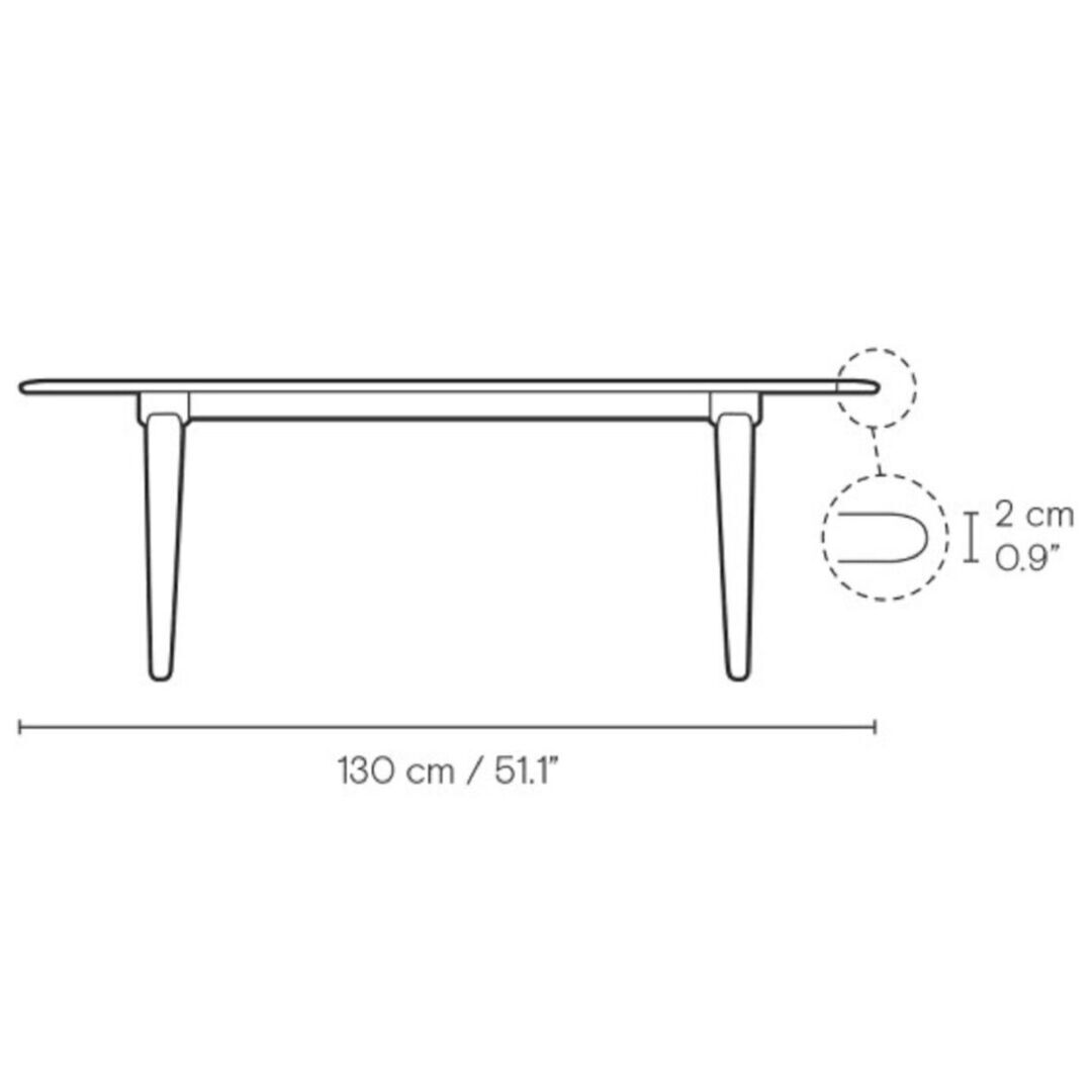 Carl_Hansen_Søn_CH011_Couchtisch_130_55cm_Dimensions_1
