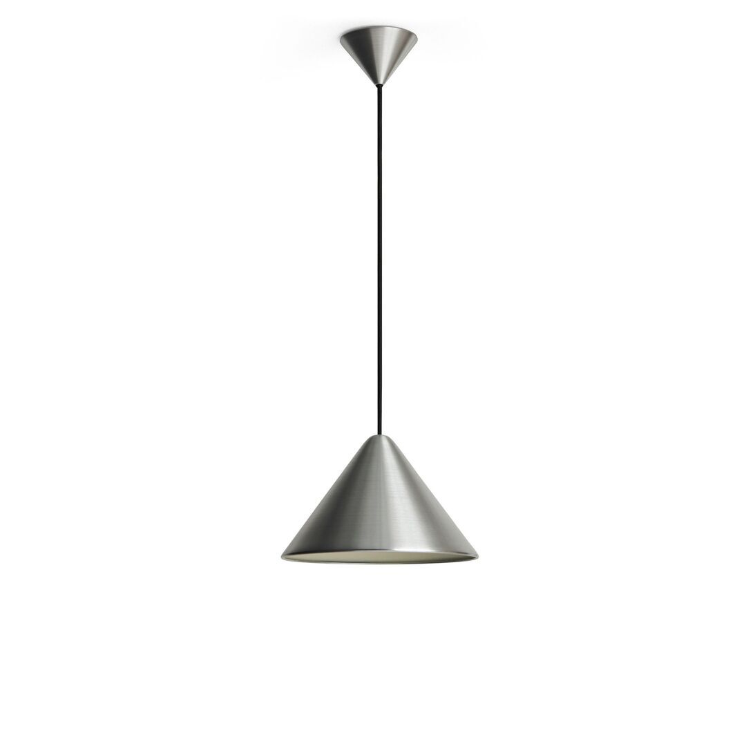 HAY Living Pendelleuchte Compass von Hay Brushed aluminium, B: 26 cm / T: 26 cm