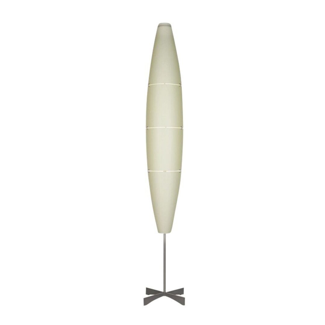 Foscarini Stehleuchte Havana Outdoor Terra Bassa von Foscarini  Hellrosa RAL 3015, Weiss / Weiss