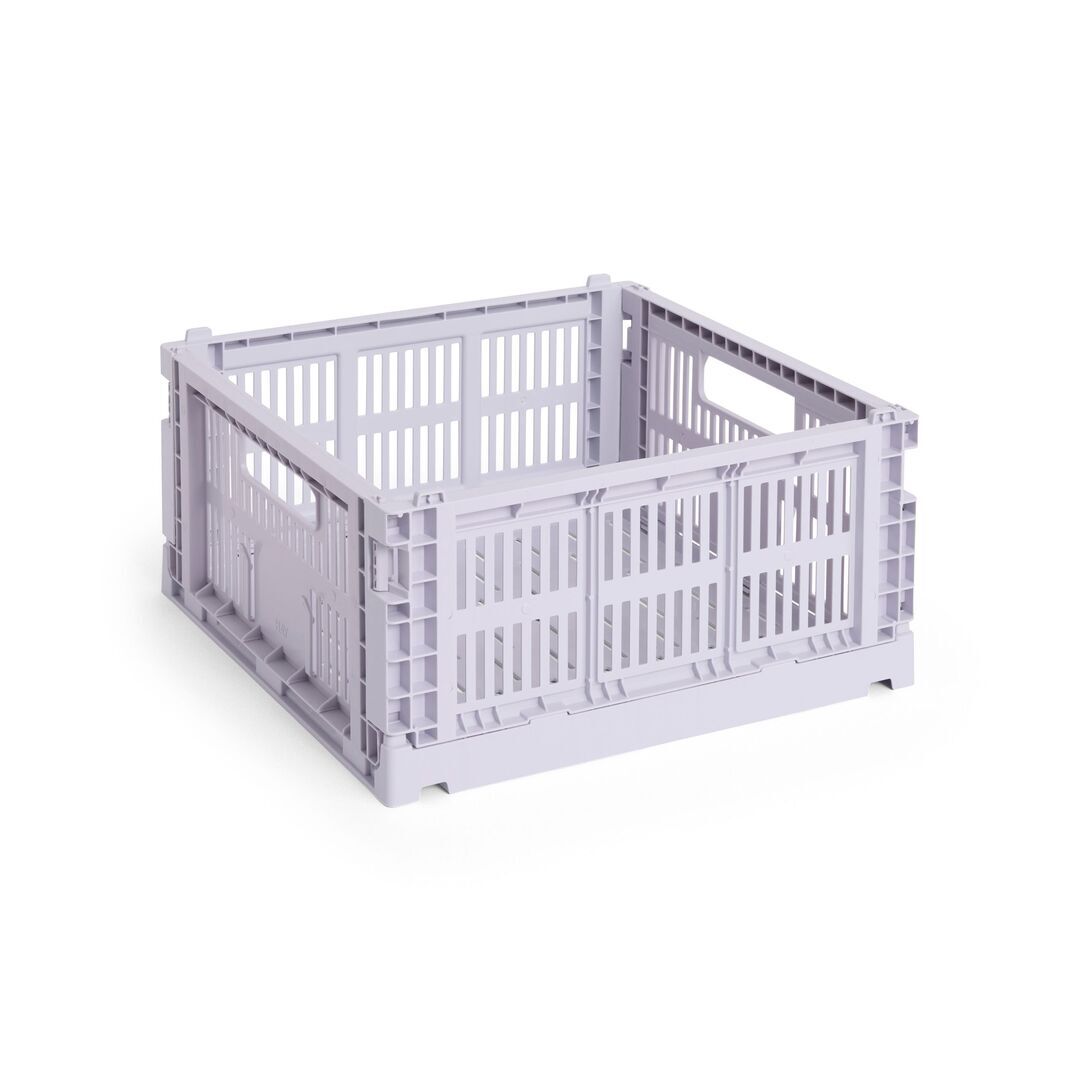 HAY Living Colour Crate Medium Square von Hay Lavender