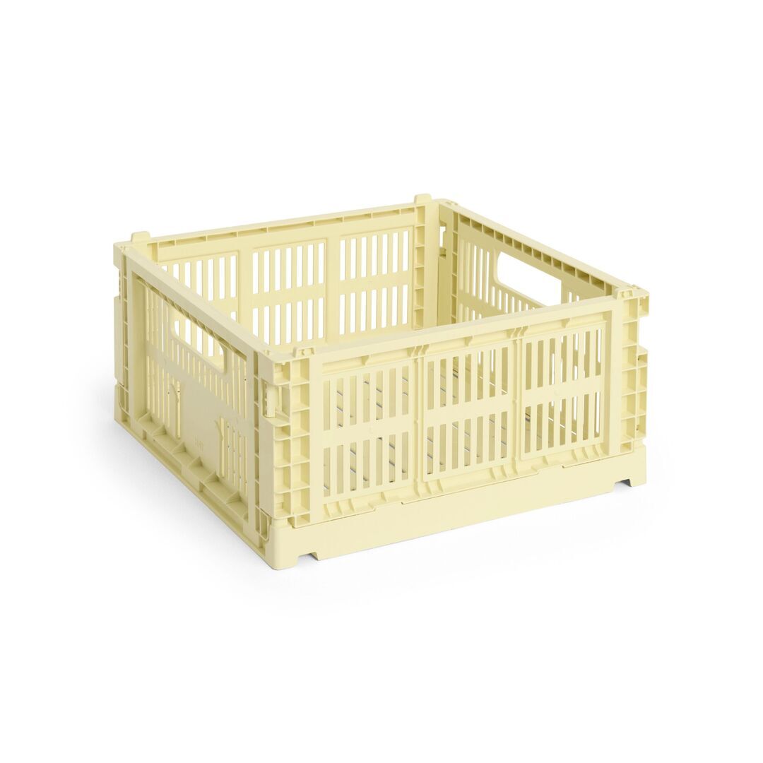 HAY Living Colour Crate Medium Square von Hay Light yellow 