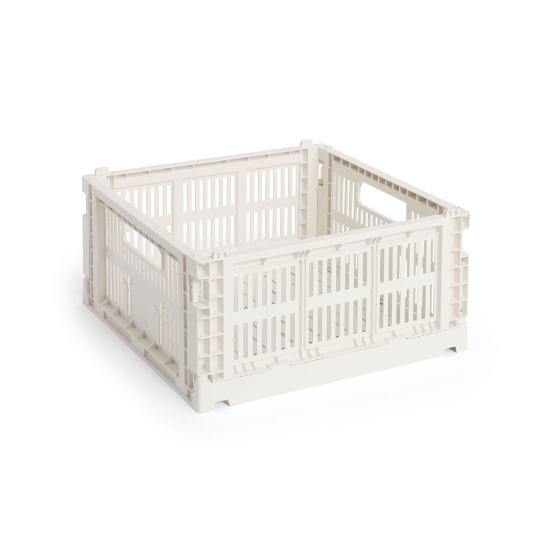 HAY Living Colour Crate Medium Square von Hay Off-White