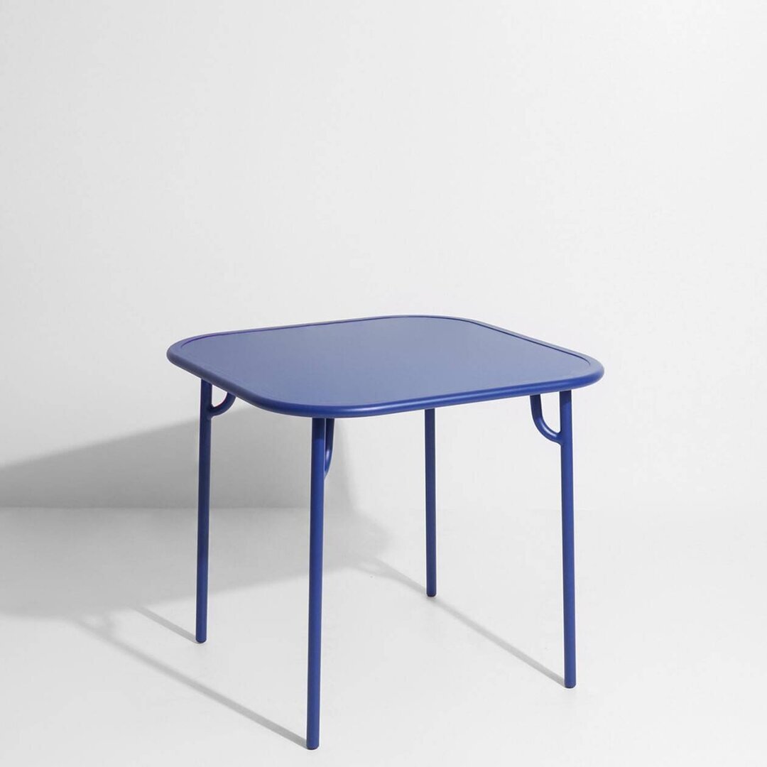 Petite Friture WEEK-END - Dining Square Table - Plain-06-Blue