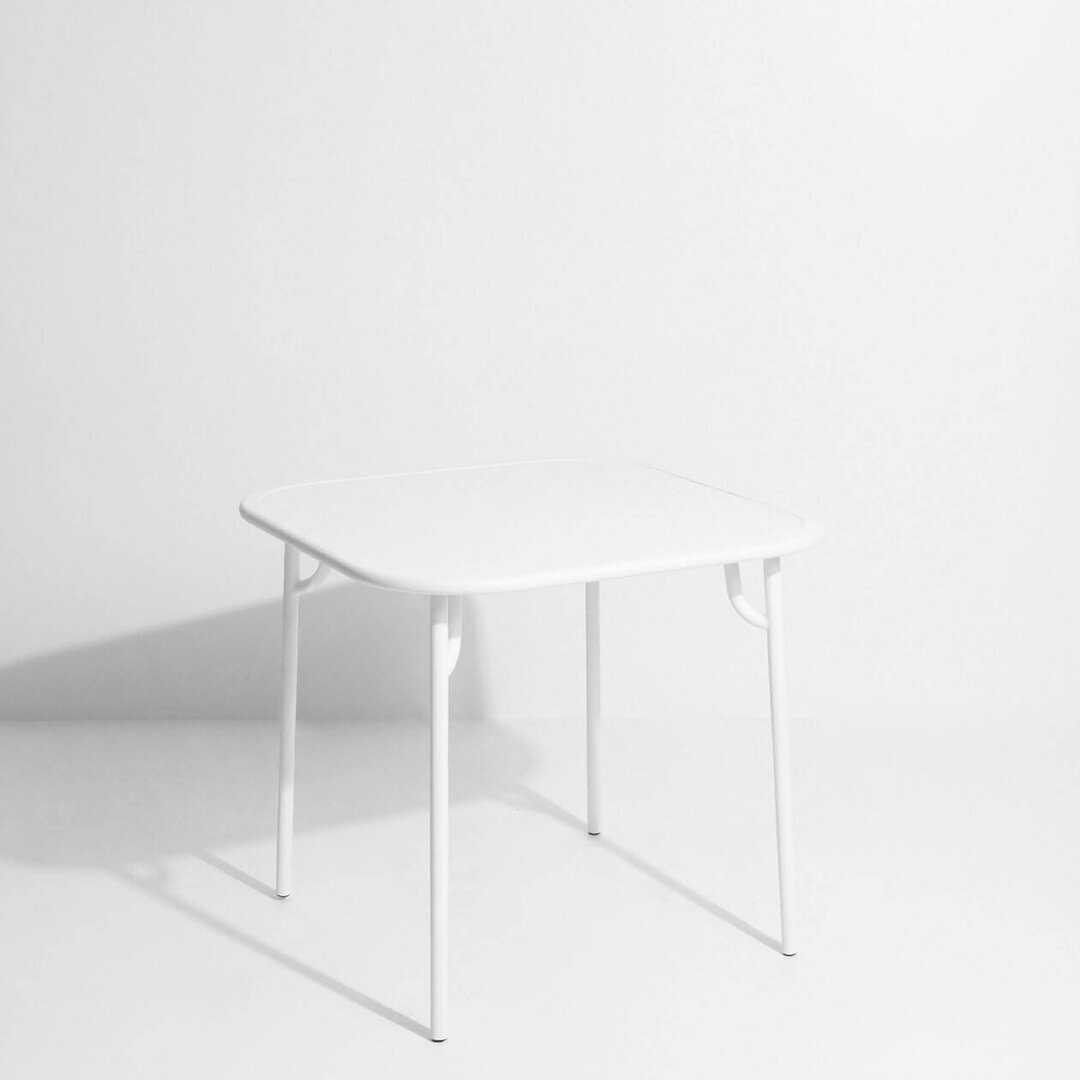 Petite Friture WEEK-END - Dining Square Table - Plain-09-White