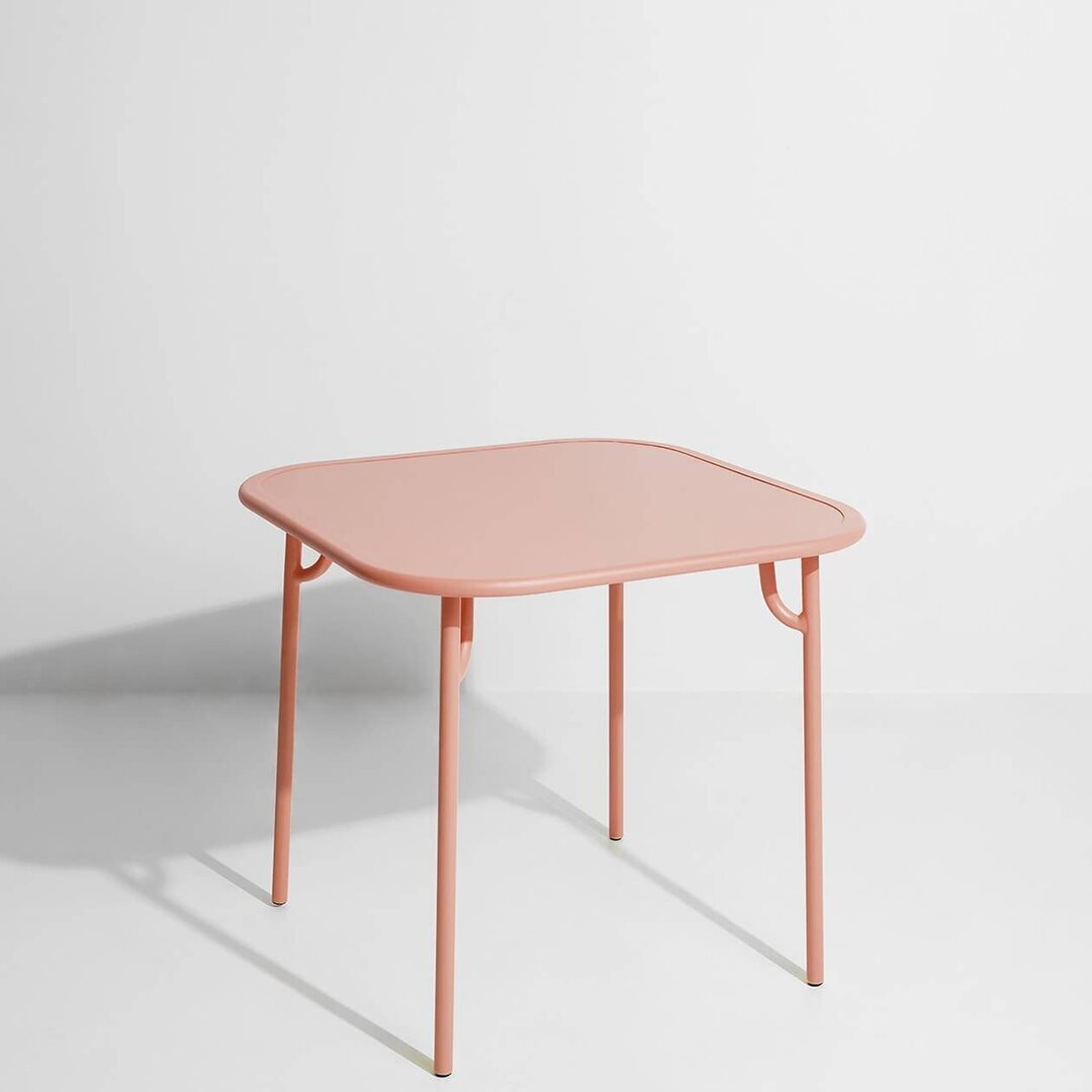 Petite Friture WEEK-END - Dining Square Table - Plain-19-Blush