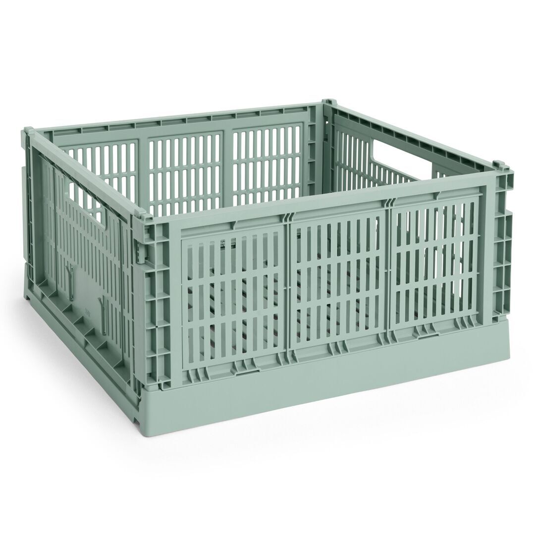 HAY Living Colour Crate Large Square von Hay	 Sage green