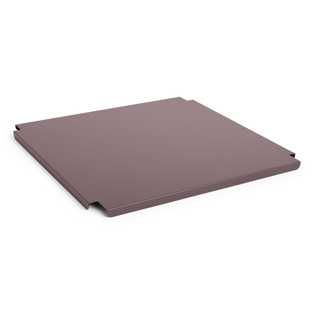 HAY Accessoires Colour Crate Lid Metal Large Square von Hay Bordeaux