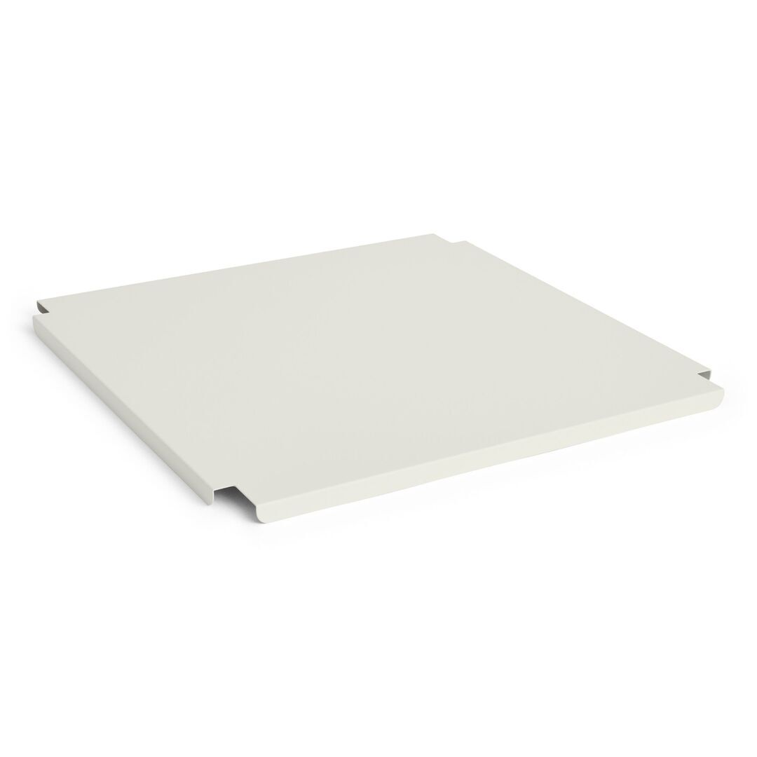 HAY Accessoires Colour Crate Lid Metal Large Square von Hay Off-White