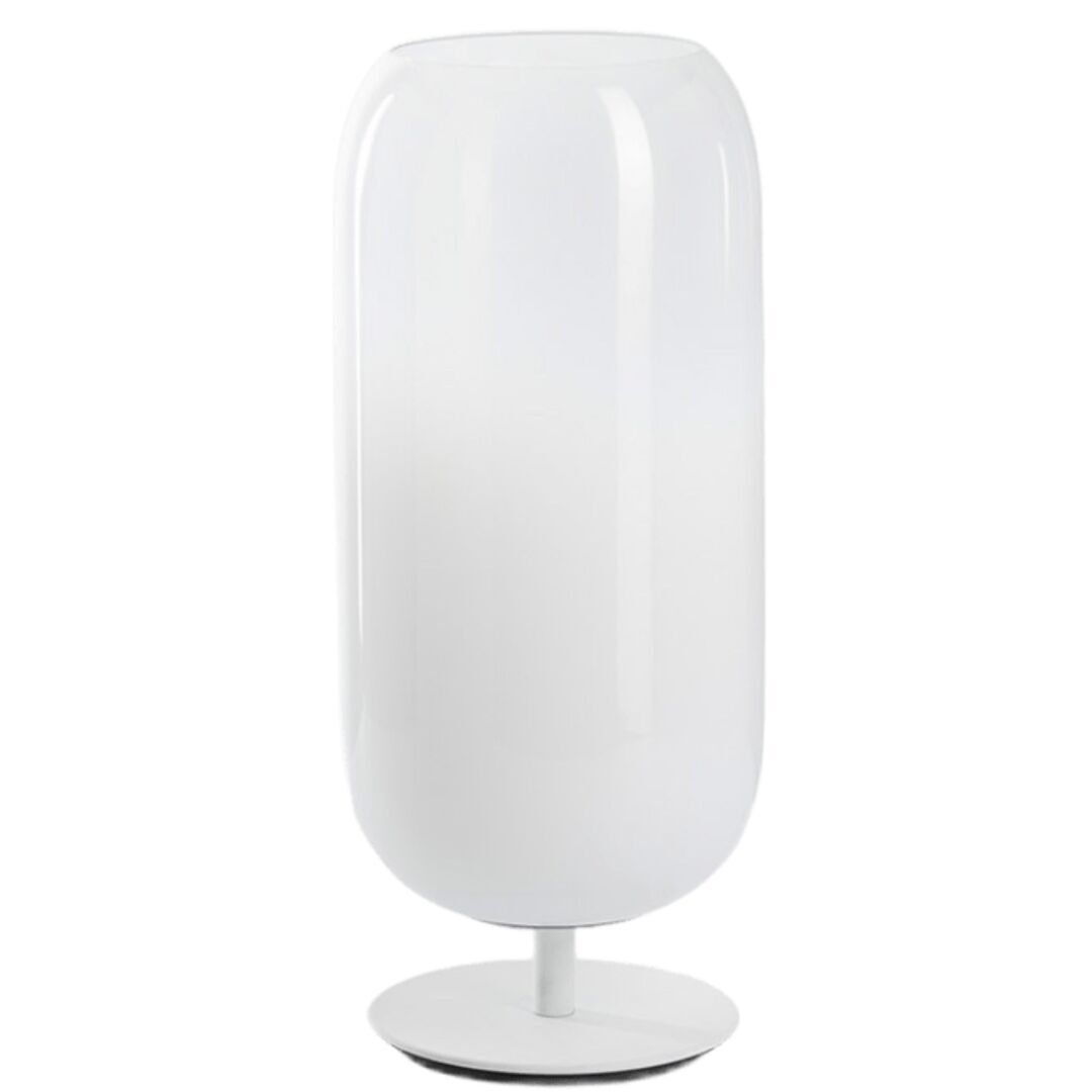 Artemide Artemide Gople Tischleuchte Hellrosa RAL 3015, Weiss / Weiss, 1408020A, weiss