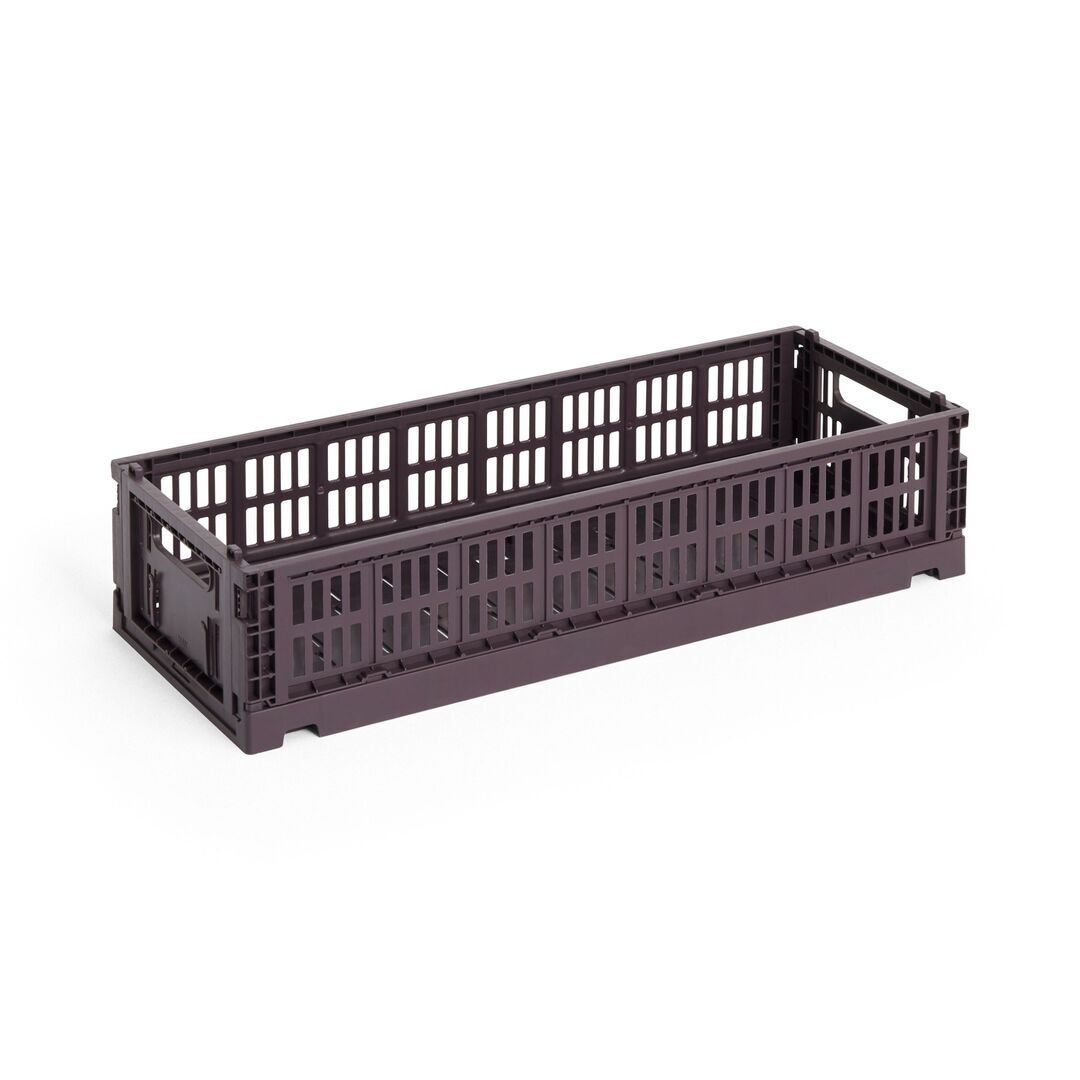 HAY Accessoires Colour Crate Mini Oblong von Hay Bordeaux
