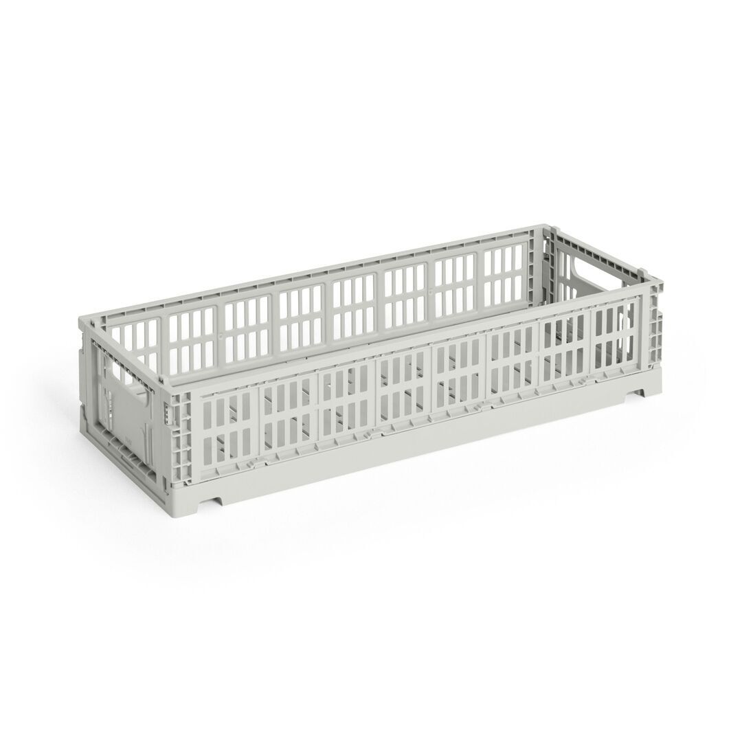 HAY Accessoires Colour Crate Mini Oblong von Hay Grey