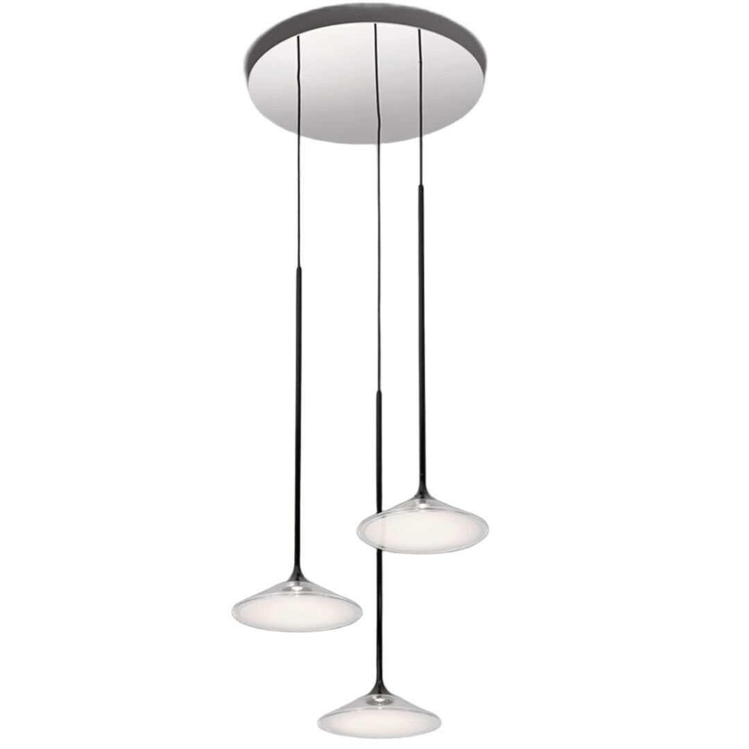 Artemide Artemide Orsa Kronleuchter 3-flammig LED Pendelleuchte Standard