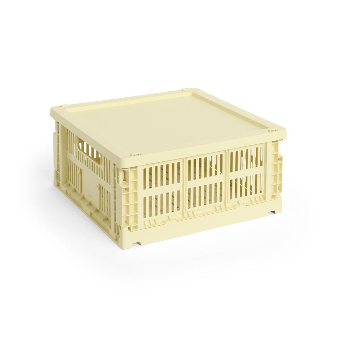 HAY Living Colour Crate Medium Square von Hay Light yellow 