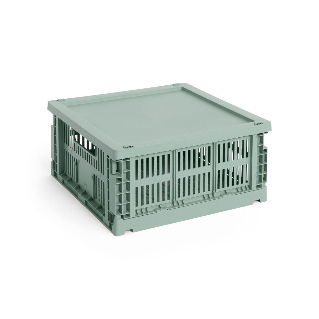 HAY Living Colour Crate Medium Square von Hay Sage green