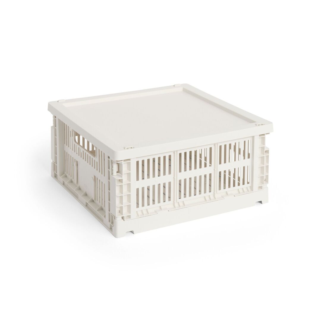 HAY Living Colour Crate Medium Square von Hay Off-White