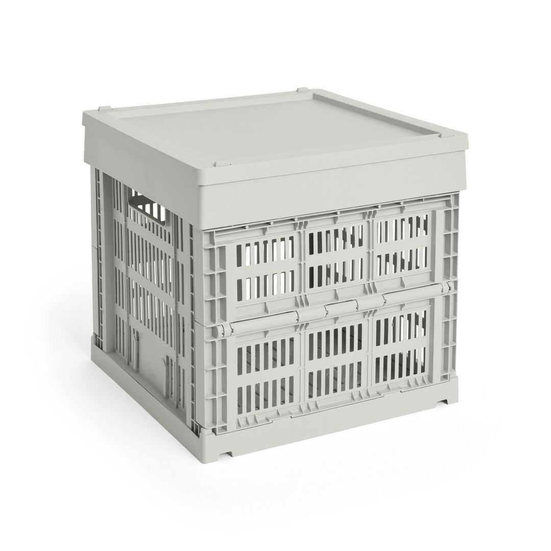 HAY Accessoires Colour Crate Cube von Hay Grey