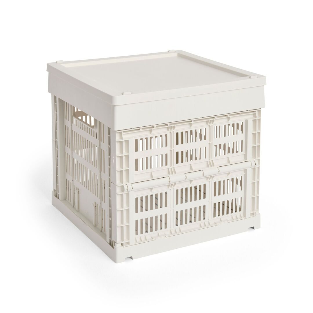 Hay Accessoires,Colour Crate Cube von Hay,Off-White,Aufbewahrung,Boxen