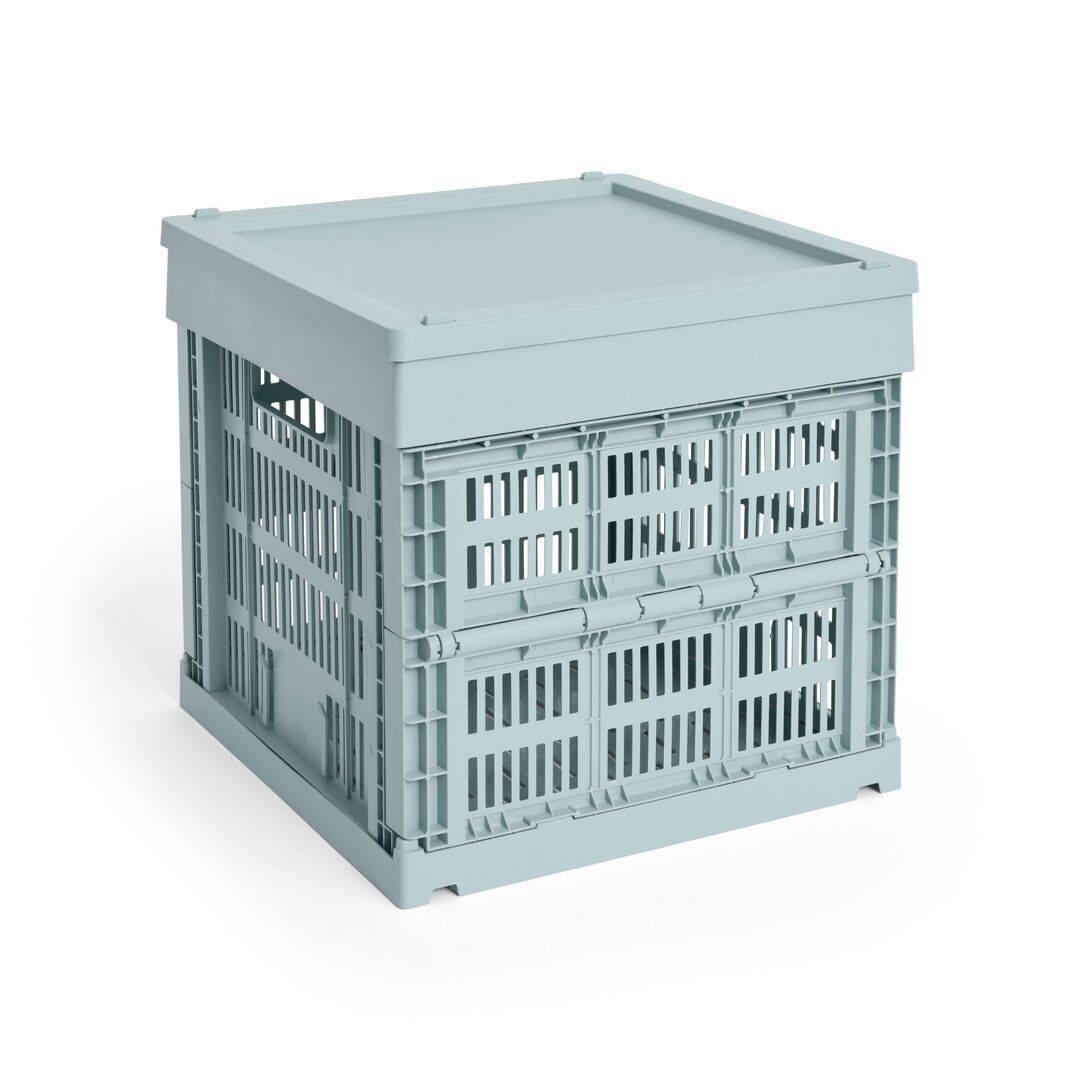 HAY Accessoires Colour Crate Cube von Hay Dusty Blue
