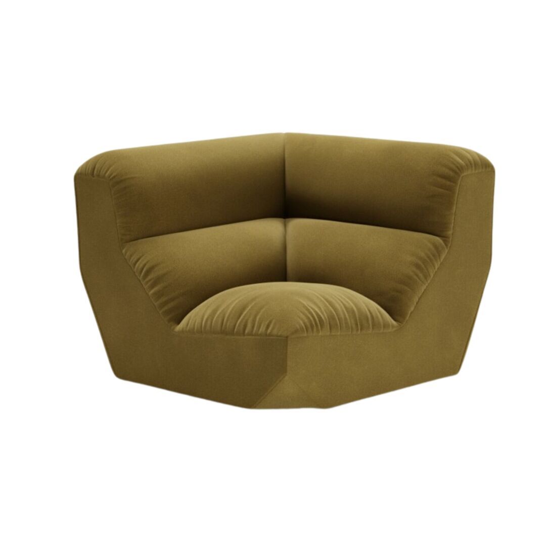 &Tradition Sofaeckmodul Hi Lo AV55 von &Tradition Khakigrün 0971 - Mylla