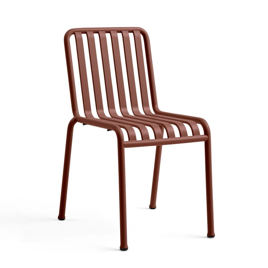 HAY Living Palissade Chair Eisenrot, Ohne Armlehnen